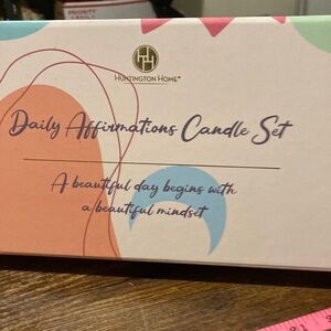 Huntington Home Daily Affirmation candle set